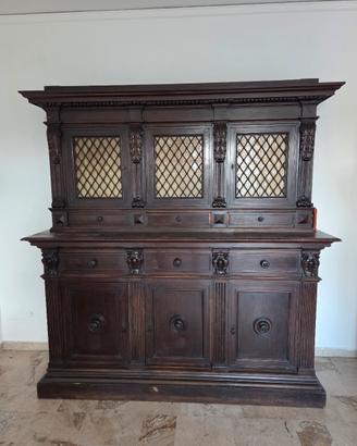 credenza antica in legno massello 