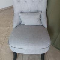 Poltroncina classica  grigia