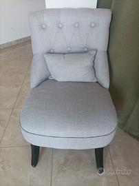 Poltroncina classica  grigia
