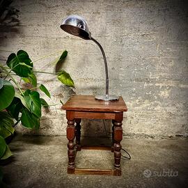 Lampada da tavolo Vintage cromata