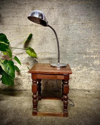 Lampada da tavolo Vintage cromata