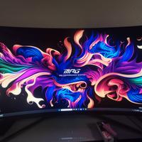 msi MPG 321CURX QD-OLED Monitor Curvo 4K 32'