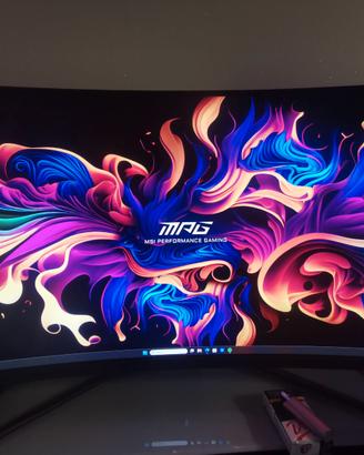 msi MPG 321CURX QD-OLED Monitor Curvo 4K 32'