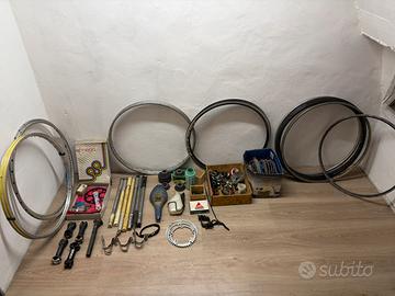 Lotto ricambi Bici corsa vintage