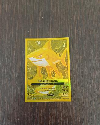Carta Tralalero Tralala Sharkfit Solare 24k 