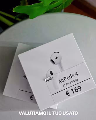 AIRPODS SERIE 4 cancellazione rumore NUOVE 