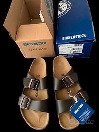*NUOVO* BIRKENSTOCK SANDALO PELLE - 42