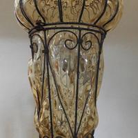 Lampadario in vetro di Murano anni '40