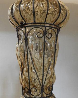Lampadario in vetro di Murano anni '40