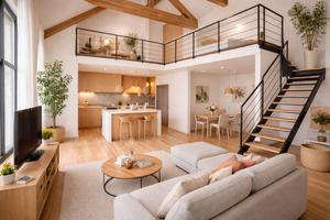 Loft con SPESE COMPRESE / CASSIA