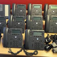 Telefoni da ufficio stock 9 + 1 Cisco