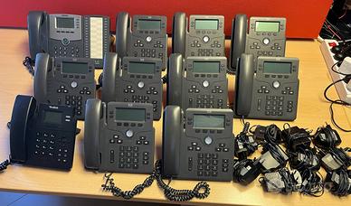Telefoni da ufficio stock 9 + 1 Cisco
