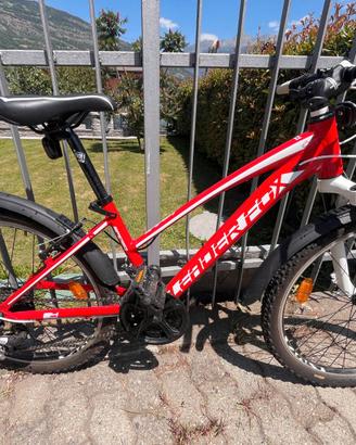 Mountain Bike Ragazza -Spider Girl 24 Rosso/Bianco