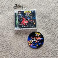 Crash 2 l'ira di Cortex ps1 portachiavi NFC