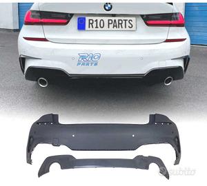 PARAURTI POSTERIORE BMW G20 19- LOOK M PDC