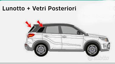 Tendine parasole plexiglass Suzuki Vitara LY