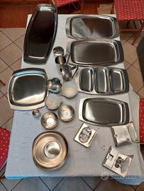 Set completo acciaio/inox 18/0