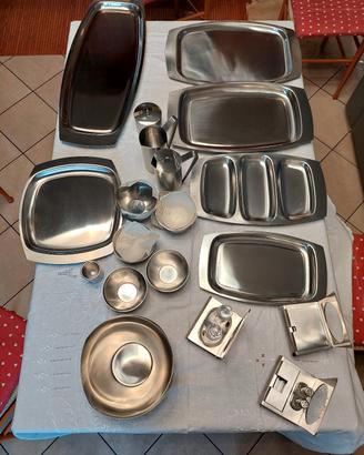 Set completo acciaio/inox 18/0