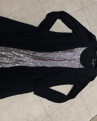 Abito nero e argento