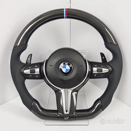 Volante Sportivo in Vero Carbonio per BMW Serie 1,