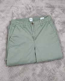 GAP Girlfriend pantaloni chino verde salvia 