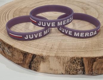Braccialetto in gomma Juve Merd☆