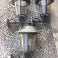 Portalampada a lanterna da muro