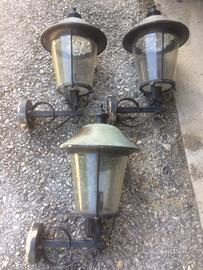 Portalampada a lanterna da muro