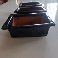 Set 3 vasi bonsai cactus 16*10,5*5,5 artigianali