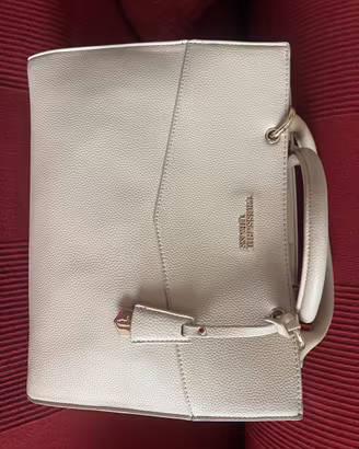 Borsa color avorio Trussardi Jeans