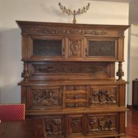 Mobile Antico di 800+tavolo e 6 sedie