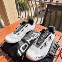 Scarpe bici strada EKOI R4 EVO LIGHT Bianco Tg. 44