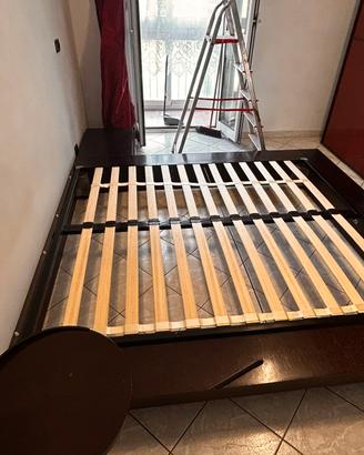 Letto ikea+ 2 comodini e settimino