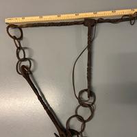 Lampadario artigianale in ferro battuto