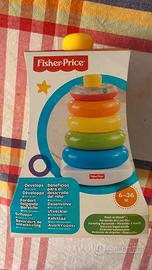 Fisher-Price Piramide Arcobaleno Rock-a-Stack NUOV
