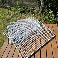 4 griglie plastificate per frigorifero 