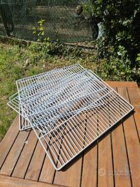 4 griglie plastificate per frigorifero 