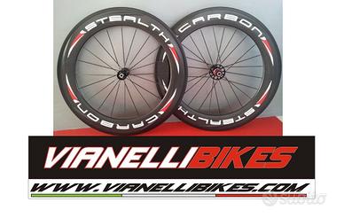 Coppia ruote stealth 85+85 mm carbon SOTTOCOSTO!