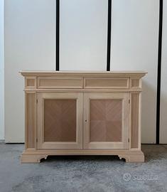 Mobile credenza credenzina madia in legno grezzo