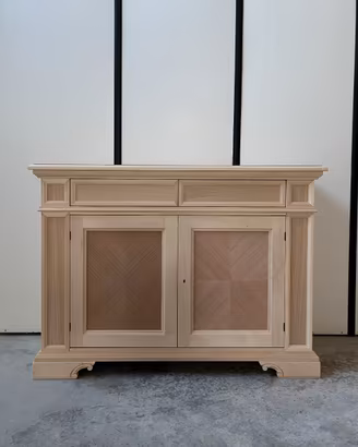 Mobile credenza credenzina madia in legno grezzo