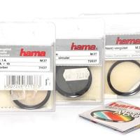 HAMA 3 FILTRI 37mm per Fotografia UV SKYLIGHT POL.
