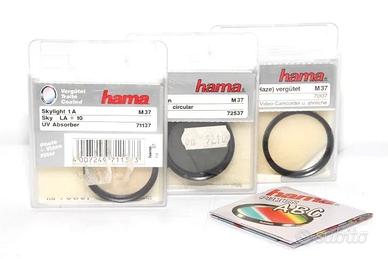 HAMA 3 FILTRI 37mm per Fotografia UV SKYLIGHT POL.