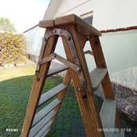 scala in legno vintage