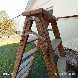 scala in legno vintage