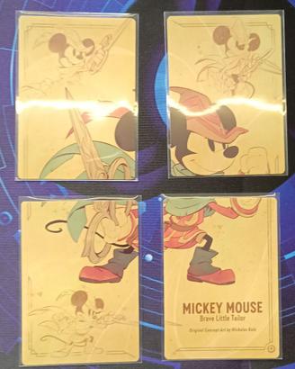 Lotto 100+ Carte lorcana serie 1 + Puzzle Topolino