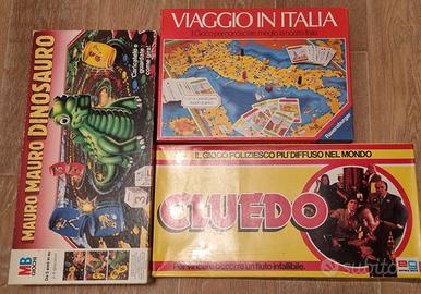 Mauro Mauro dinosauro, Cluedo, Viaggio in italia
