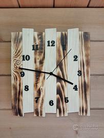 Orologio da parete in legno 