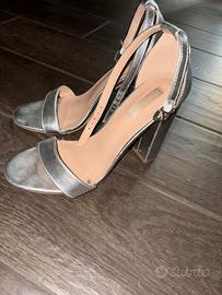 Scarpe aperte con tacco argento PrimaDonna