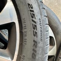 Set Cerchi Lega 18"  Nissan Qashqai + gomme estive