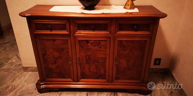 Mobile ingresso in legno massello